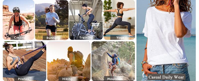 FMEYOA Womens Elegant Trendy Open Back Comfy Casual Loose Fitting Workout Casual Yoga T-Shirt Summer Gym Tee