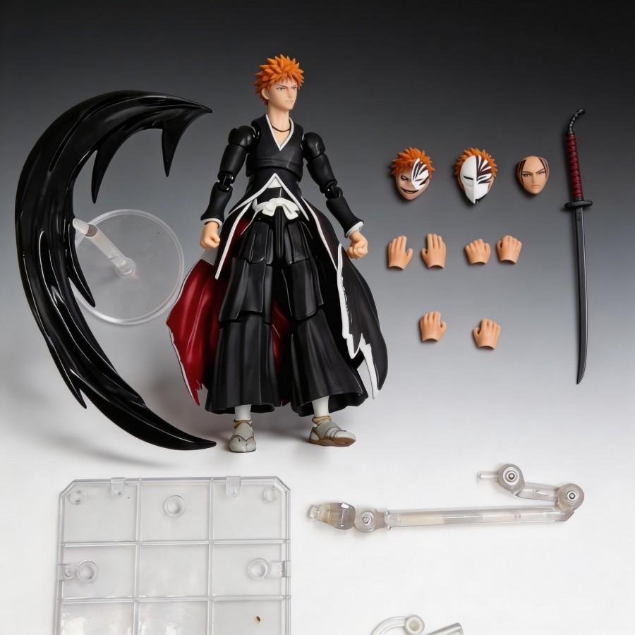 Anime Bleach: 1000 Year Blood War Arc Ichigo Kurosaki Collectible Figure - 25cm PVC-ABS Statue, Art Toy, Desk Display for Anime Fans