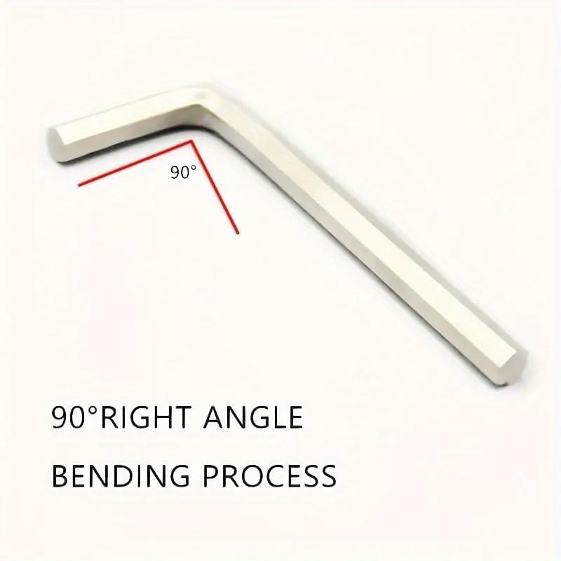 Ball Head Hex Wrench for Deep Narrow Spaces, 30° Angled L-Type Design, Ideal for Tight Areas, Repair Tool, Hardware Tool