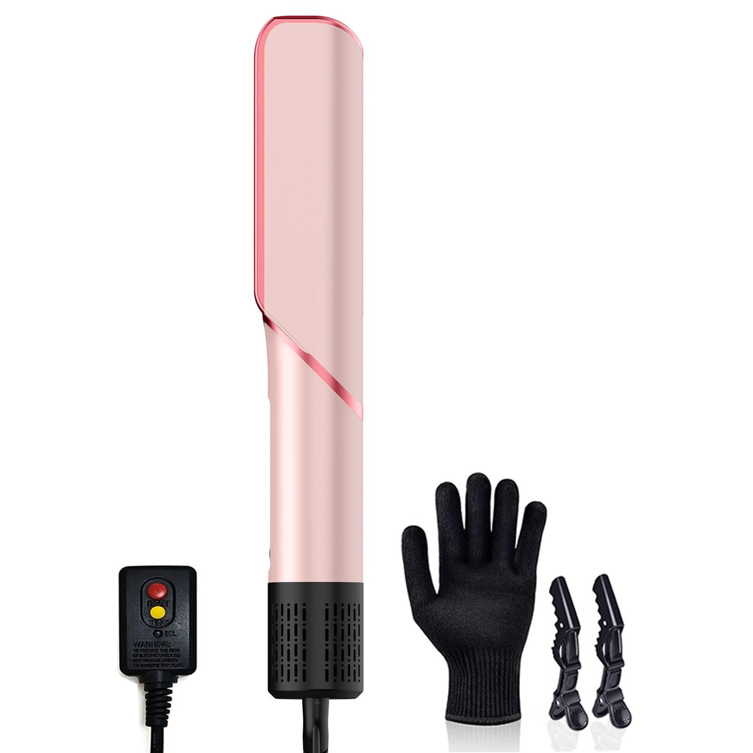 1pc Summer Cool Air Hair Straightener Hair Blower 3 In 1 Multifunctional Hair Dryer & Hair Straightener & Hair Curler Wet to Dry with Cool Wind or Hot Wind 4 Temperature Adjustable Straightening Iron