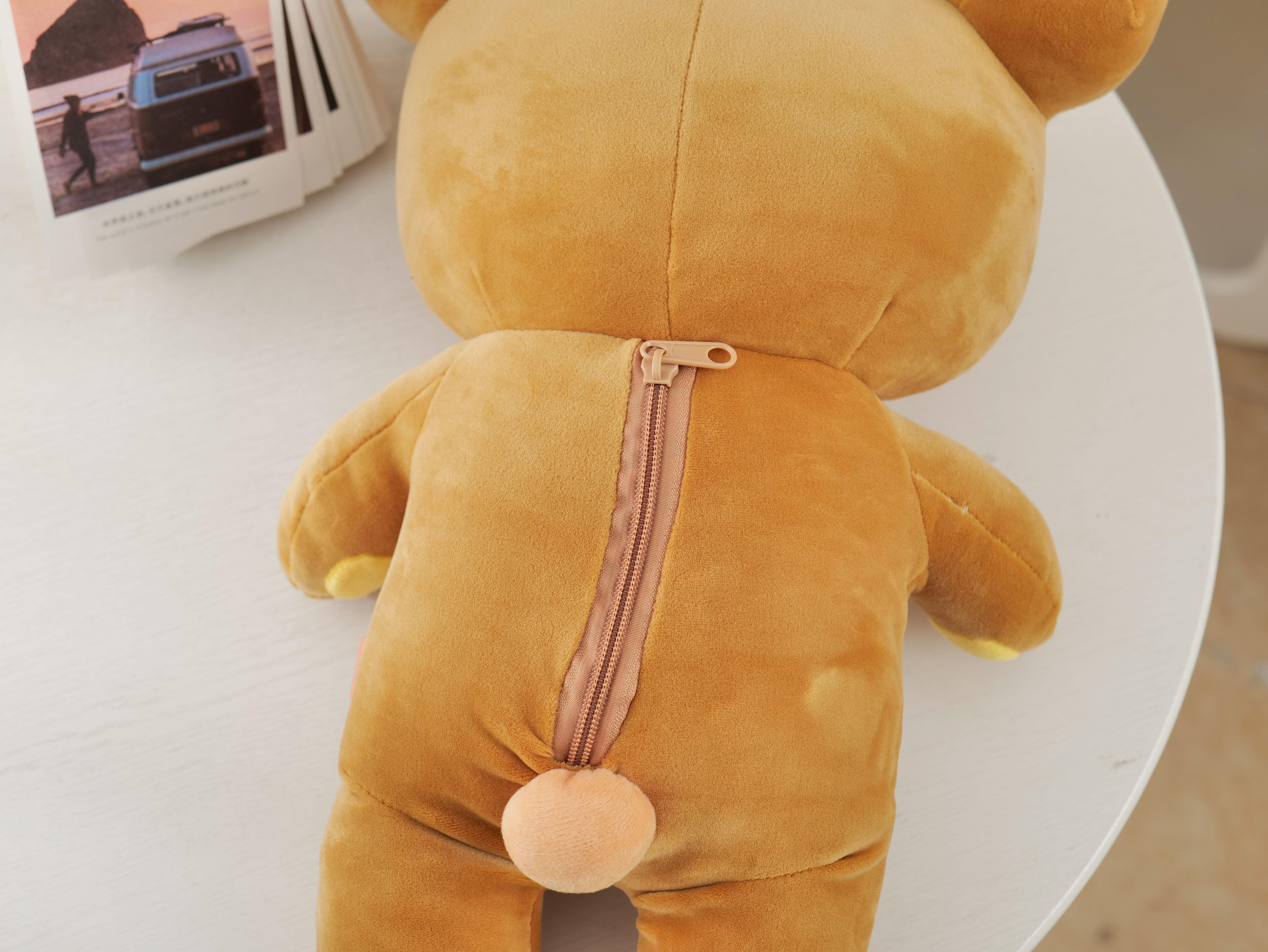 Anime Rilakkuma Cartoon Soft Plush Doll, Kawaii Unisex Room Decor, Classic Teddy Bear Toy, Christmas Gifts for Girls