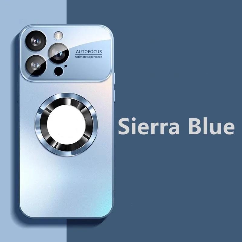 2026 New Titanium Metallic Matte Case For iPhone 17 Air 16 15 14 13 12 11 Pro Max Plus For Magsafe Lens Camera Protection Cover Cellphone Protective