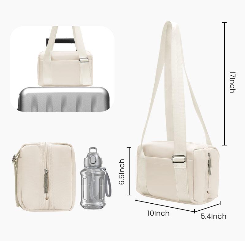 MEXS Gym Bag for Women 6L Workout Sport Bags, Travel Duffle Bag Carry On Weekender Bag with Shoe Compartment Multi-Pockets Travel bag