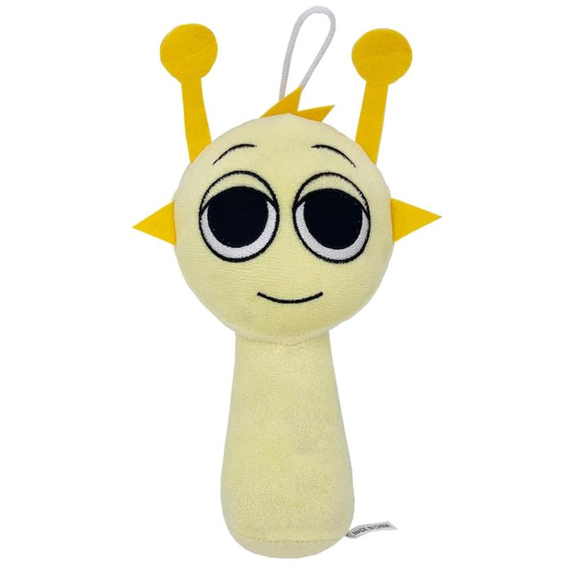 Sprunki Plush Toys Soft Stuffed Animal Pillow Figure Doll Anime & Manga Inspired Perfect for Christmas & Birthday Gifts Lightweight Easy to Carry Ideal for Kids & Adults 8'' Size Sprunki Plushies for Playtime & Holidays