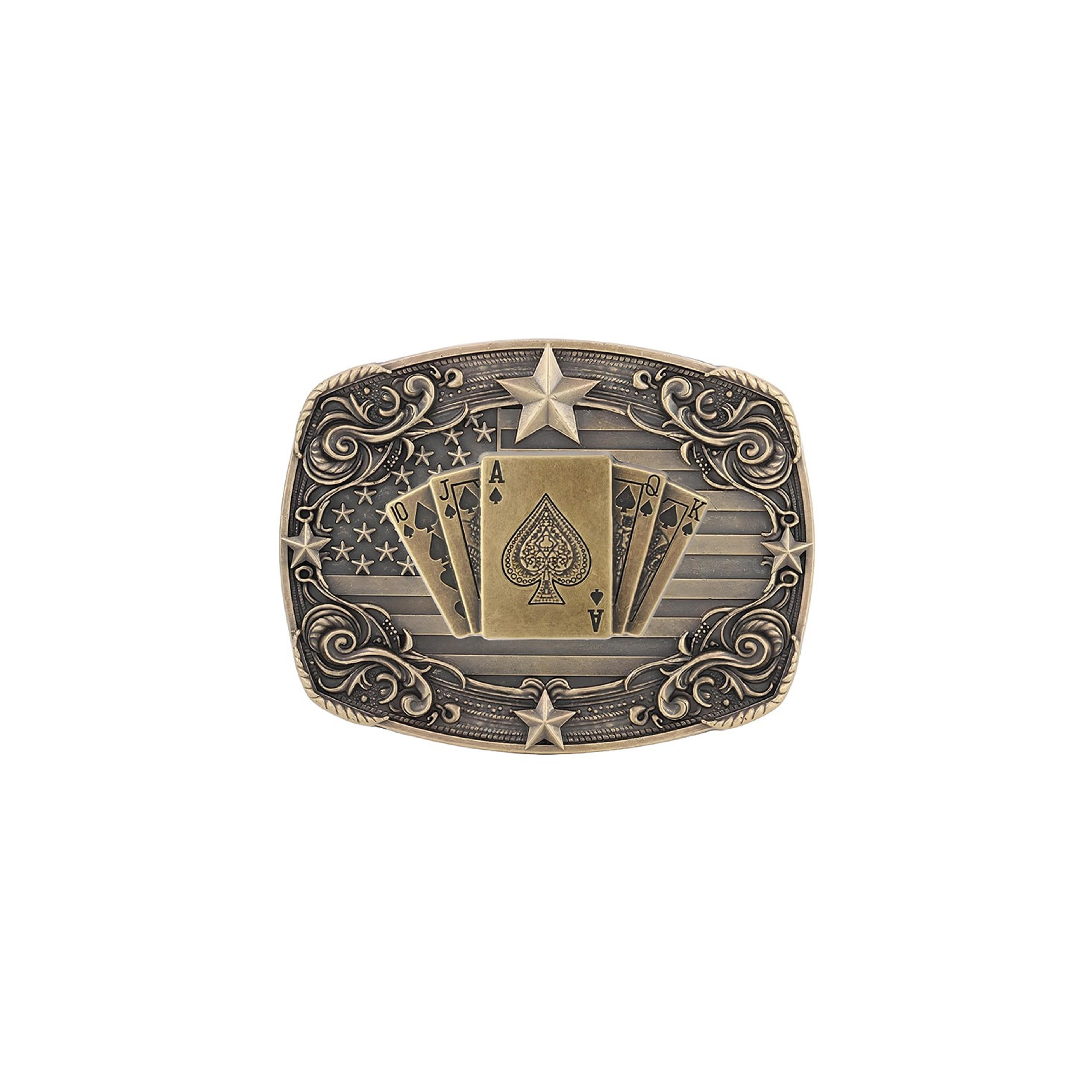 Western Cowboy Vintage Rodeo Cross Prayer Horse Belt Buckle Men(Gift)