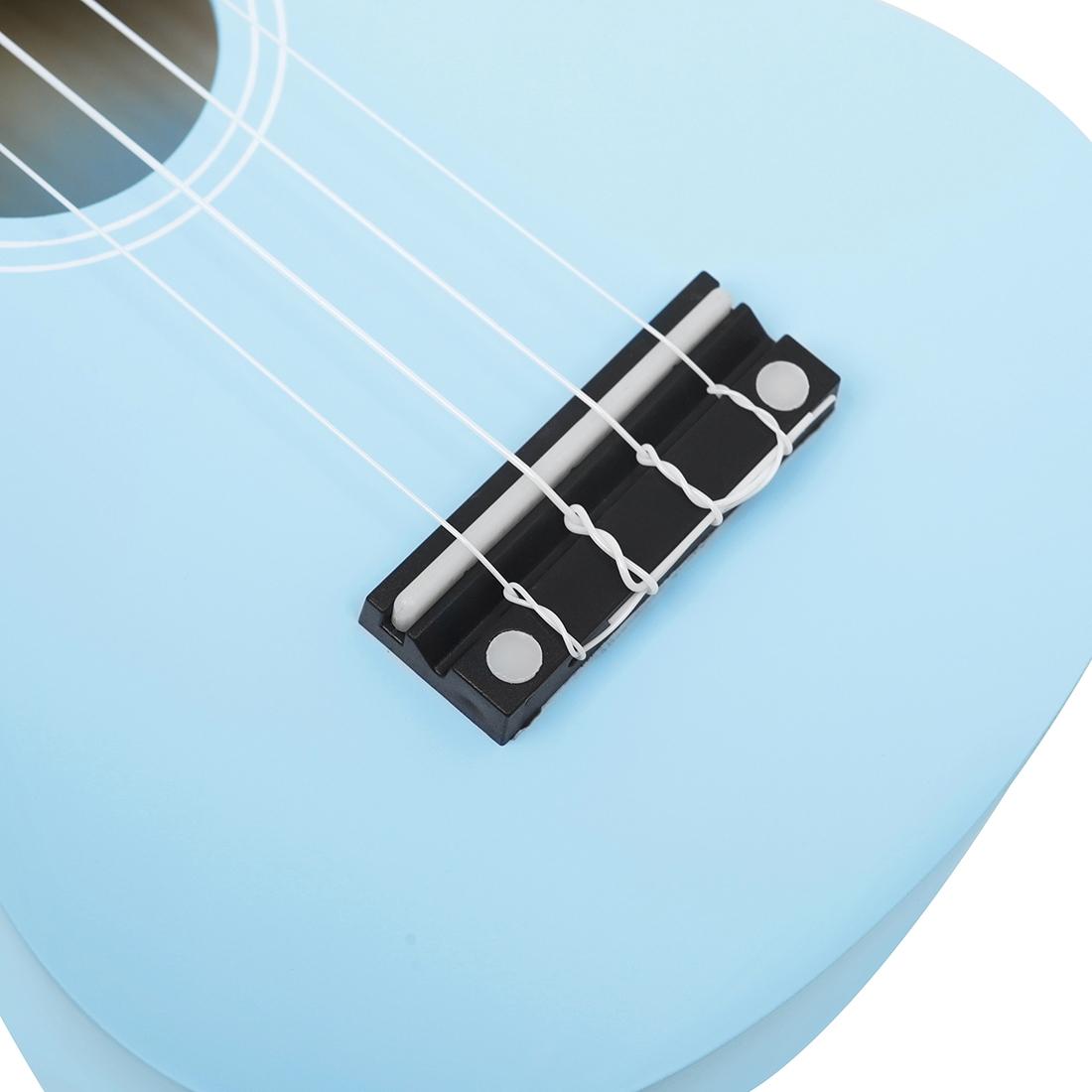 21 Inch Ukulele, 1 Count Colorful Basswood Ukulele, 4 Strings Mini Guitar, Musical Instrument for Beginners, Teachers, Students, Gifts