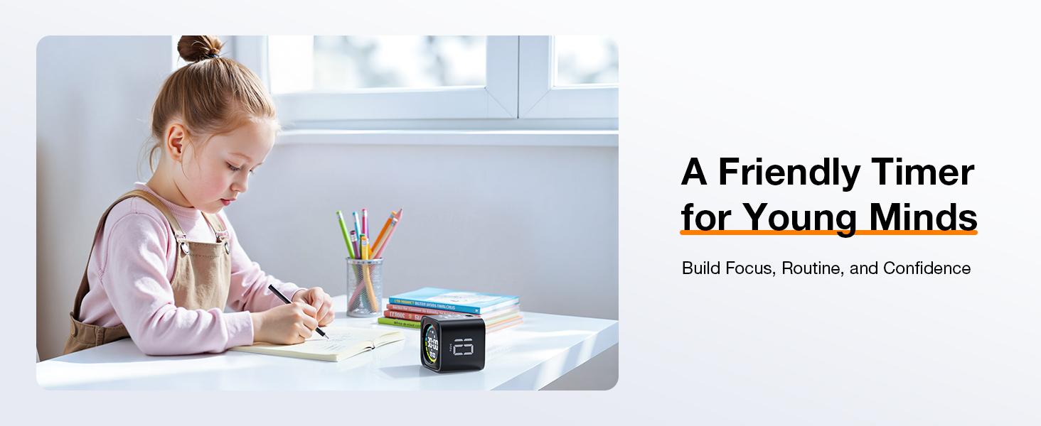 TK3 Pomodoro Timer Cube, Desk Productivity Timer with 5/10/30/60 Min Presets, Custom Countdown, Stopwatch, Clock, 3 Alarm, Silent, Vibrate & Sound Alert, for Task, ADHD, Study, Kitchen, Black TK3 Pomodoro Timer Cube, Desk Productivity Timer with 5/10/30/60 Min Presets, Custom Countdown, Stopwatch, Clock, 3 Alarm, Silent, Vibrate & Sound Alert, for Task, ADHD, Study, Kitchen, Black