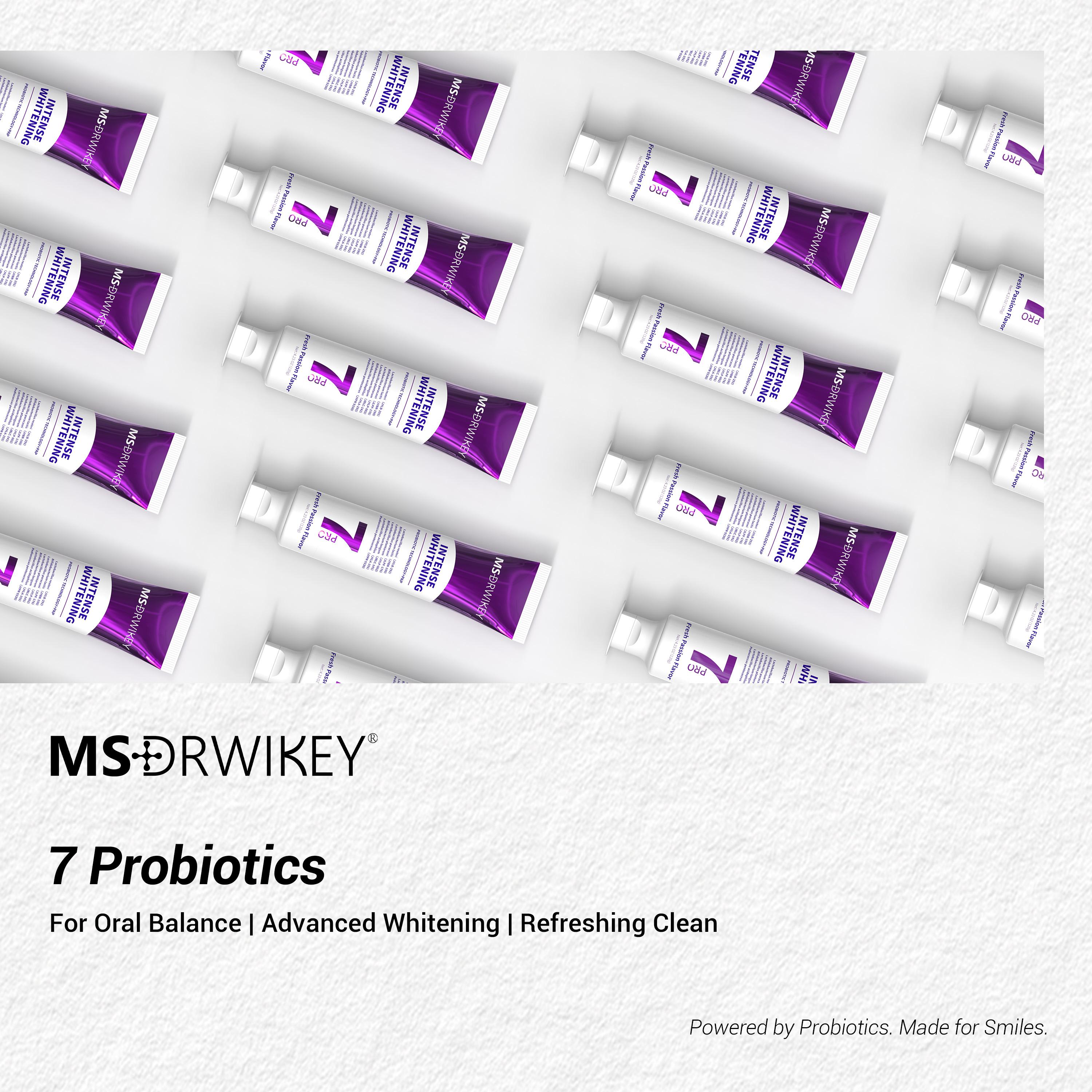 （MS-DRWIKEY ）7-Pro Brightening Toothpaste | Purple Toothpaste Neutralizes Yellow Tones | Enamel-Safe Formula | Long-Lasting Fresh Breath