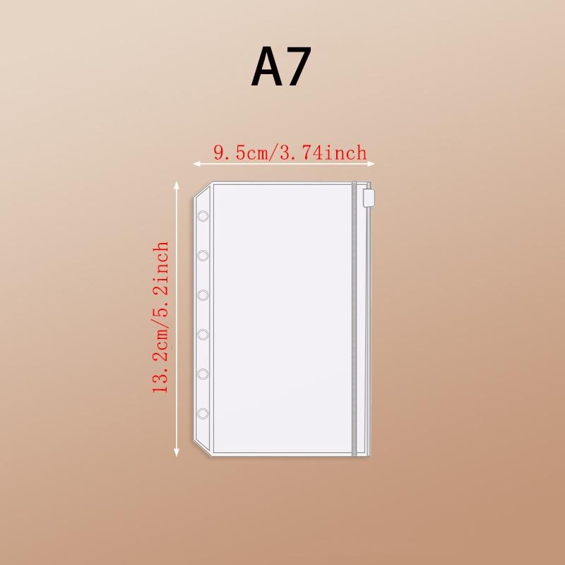 5 PVC Transparent Bags, A6 Notebook Organizer, A5 Zipper Pouch, Document Bag, Budget Book, Business Card Holder, A4 Binder Sleeve