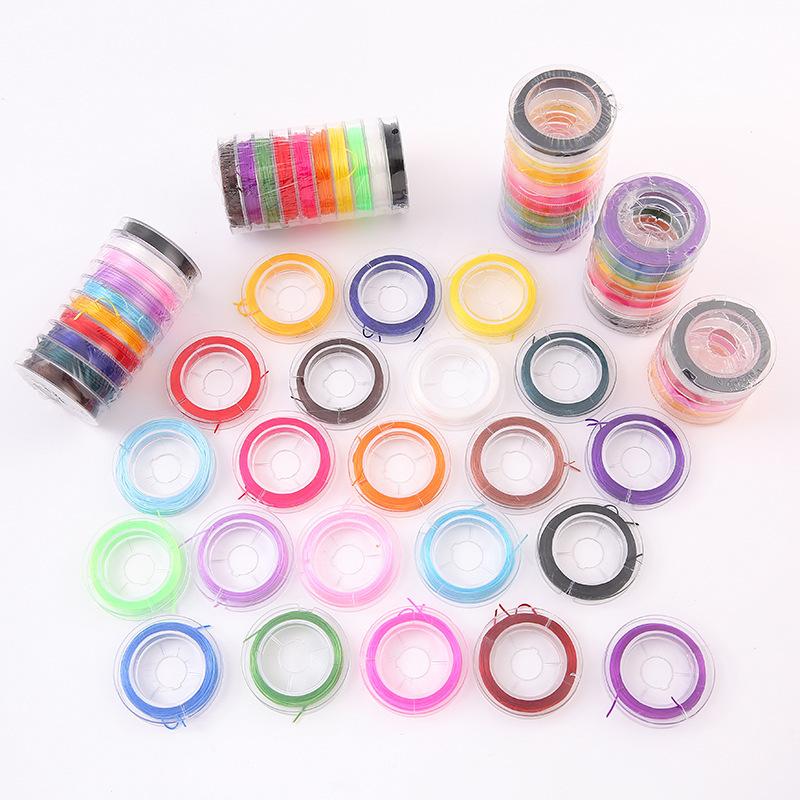 10 Rolls Nylon Cord Set - Chinese Knotting Thread for DIY Jewelry Making, Inelastic Beading Cords for Bracelets, Necklaces, Anklets - Mixed Colors