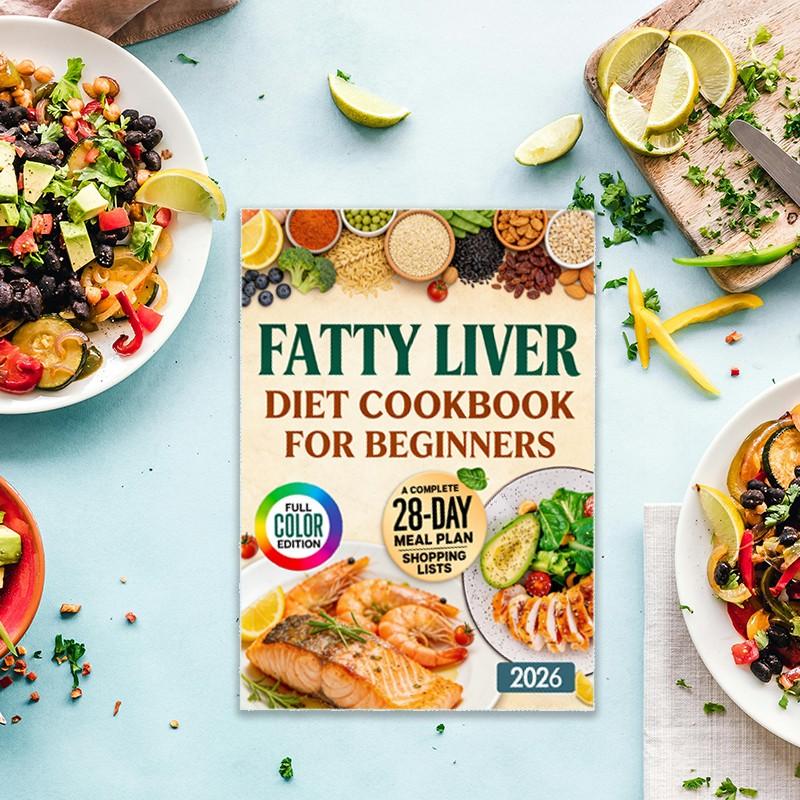 The 30-Minute Fatty Liver Diet Cookbook for Beginners: Quick and Delicious Recipes | 28-Day Meal Plan to Detox, Support Liver Health, Boost Energy, and Lose Weight. Includes Shopping List