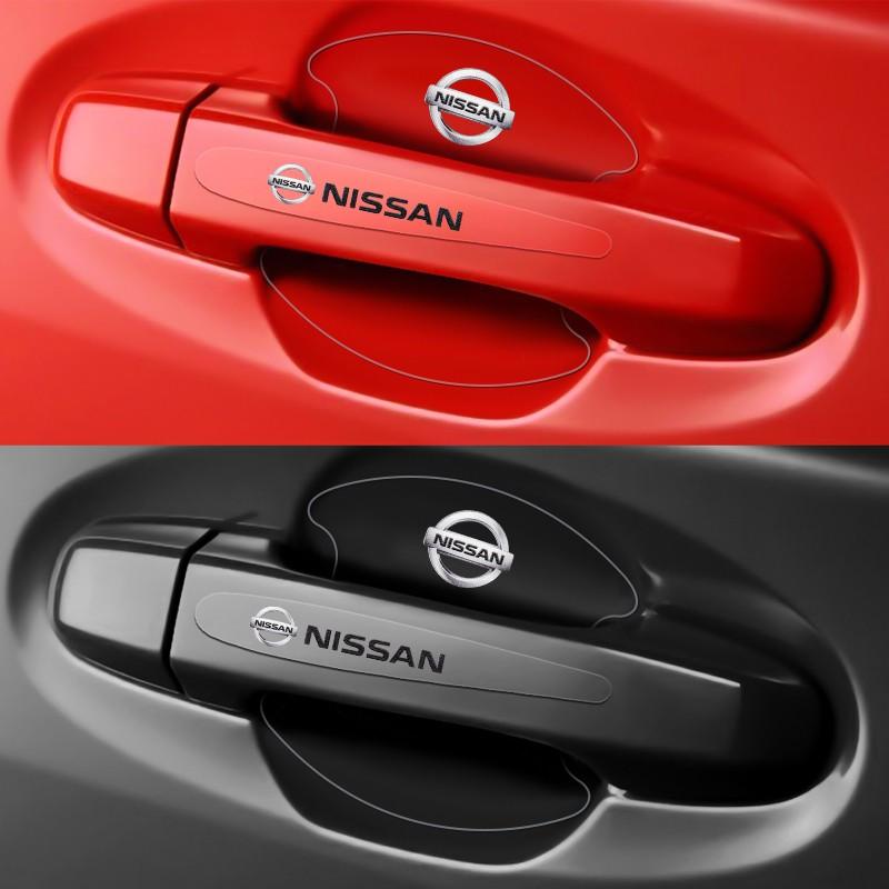 High Transparency Car Door Handle Protector Sticker, Anti-Scratch Car Door Bowl Protection Film, Fits Nissan Gtr X-Trail Tiida Qashqai, Universal Car Sticker
