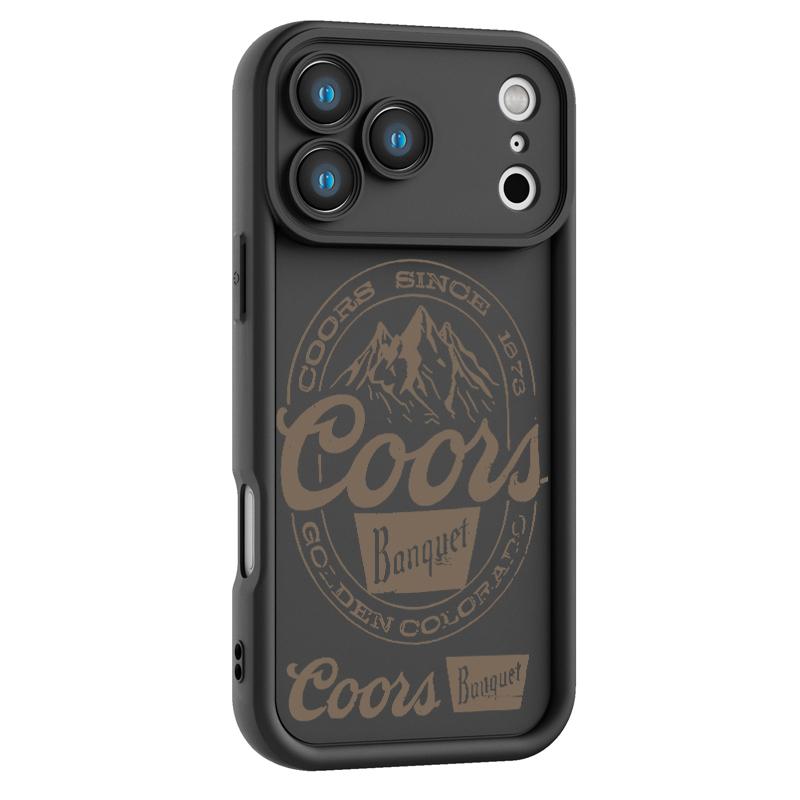 Vintage COORS Letter Pattern Phone Case , Soft Silicone , Fully Protected and Shockproof For iPhone 17 16 15 Pro Max 14 13 12 11 X Plus Air Mini Cover