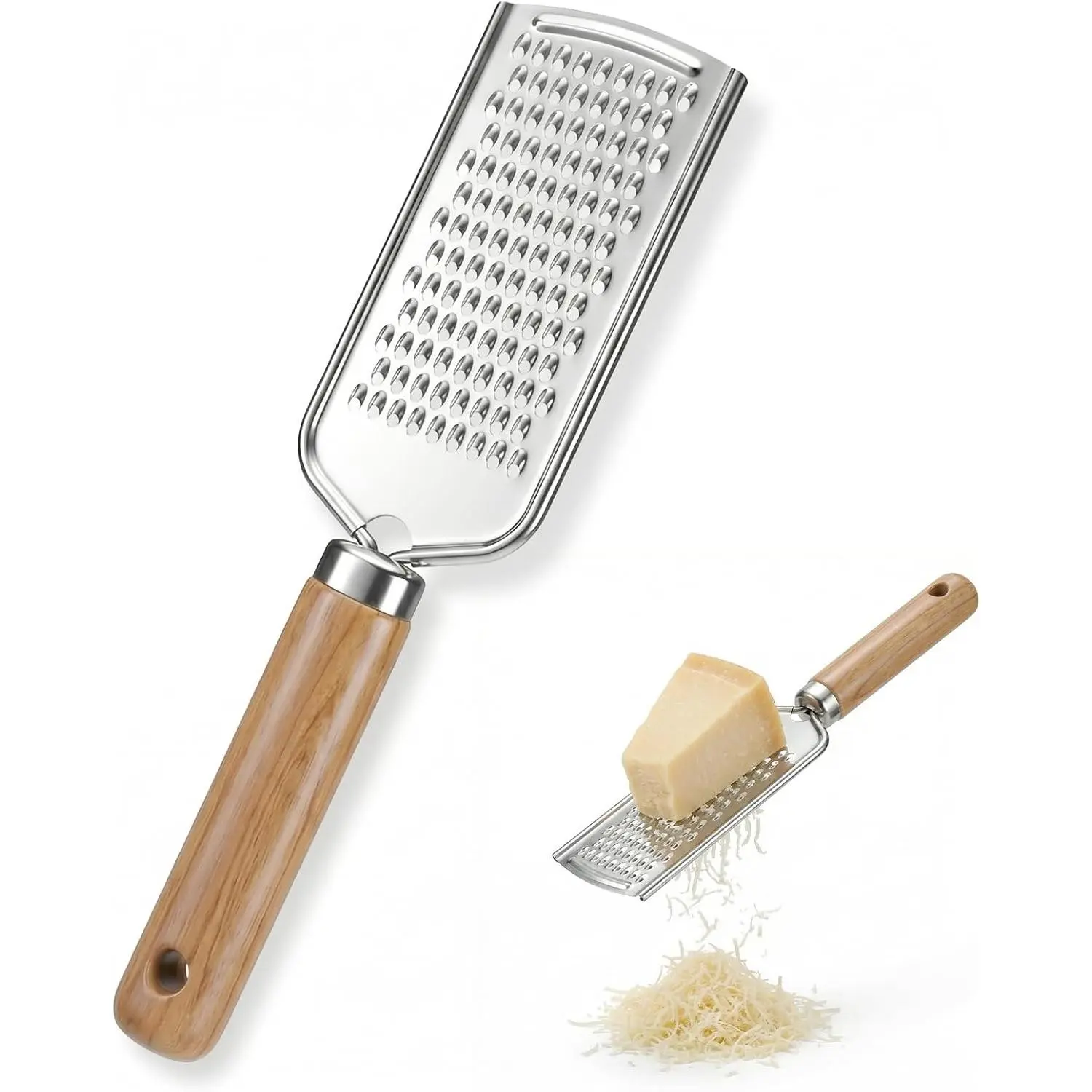 Stainless Steel Cheese Grater, Cheese Grater Handheld Zester Graters | Kitchen Grater Zester Grater for Parmesan  Ginger Nutmeg   and Garlic