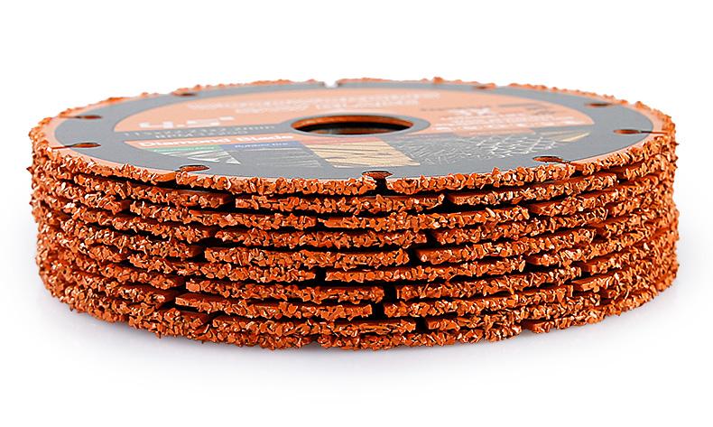 LOZLIN 2PCS 4.5" Diamond Saw Blades for Wood w/ Steel Nails, PVC, Hard Alloy - Multi-Material Angle Grinder Discs Anti-Kickback Teeth for Carpentry, Metal & DIY Power Tool