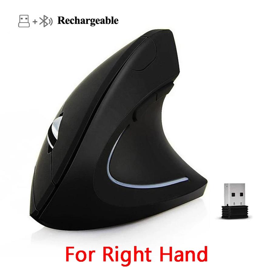 Vertical Ergonomic Design Portable Wired USB Wireless Optical Tracking Mouse Rechargeable Bluetooth Gaming PC Gamer For Computer Laptop Mause Accessory