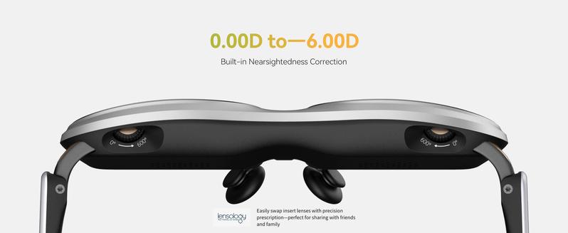 Rokid AR Max 2 Glasses, AI & AR Glasses, 300" 120Hz Ultra-HD Home Theater Screen, 50° FOV, 600 Nits Brightness, Adjustable up to -6.00D, Hi-Fi Sound & Private speakers,  Immersive Display for iPhone 16/15, Steam Deck, ROG, Mac, PC, Android & iOS