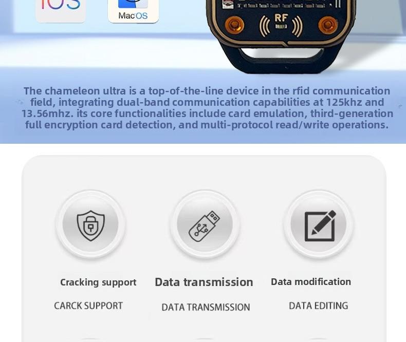 Chameleon Ultra Access Control Card Copier Duplicator with Full Function Reset for IC ID Cards Wireless Mechanical Keyboard Gaming PC RGB Safe Chameleon Ultra Access Control Card Copier Duplicator with Full Function Reset for IC ID Cards Wireless Mechanical Keyboard Gaming PC RGB Safe
