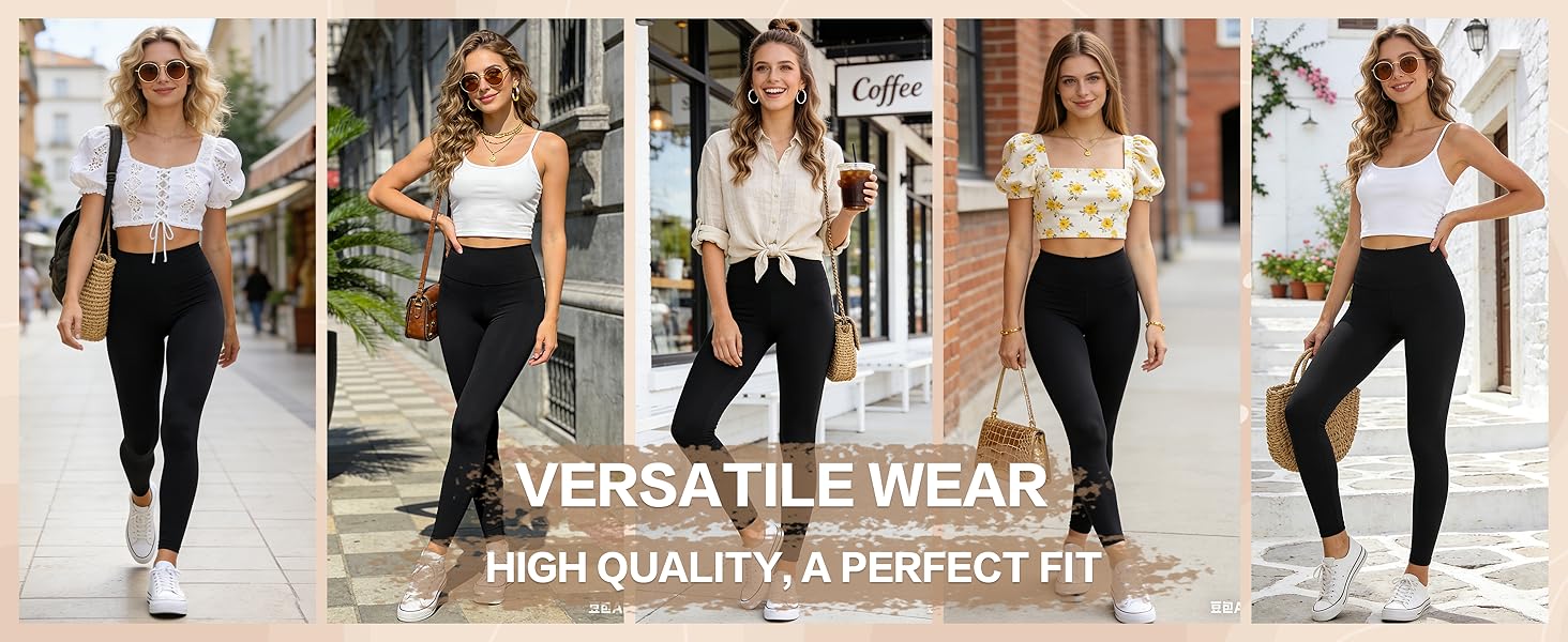 Sports & Outdoors Sports & Outdoors Blisset High Waist Leggings for Women - Opaque, Soft Tummy Control Athletic Pants for Yoga, Running, Workout and Gym