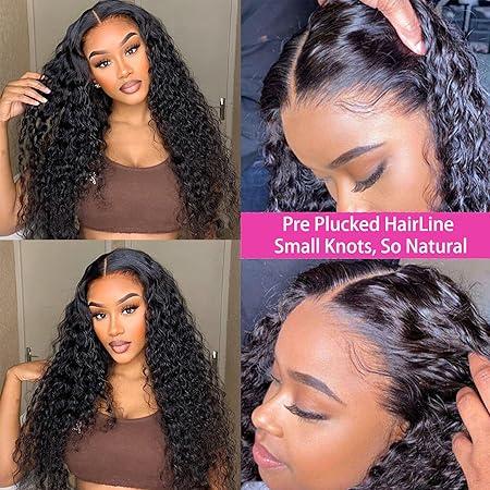 Bling Hair 30 Inch Water Wave Style 13x6 Lace Transparent Lace Front Wigs Human Hair Pre Plucked for Women with Baby Hair Bling Hair 30 Inch Water Wave Style 13x6 Lace Transparent Lace Front Wigs Human Hair Pre Plucked for Women with Baby Hair