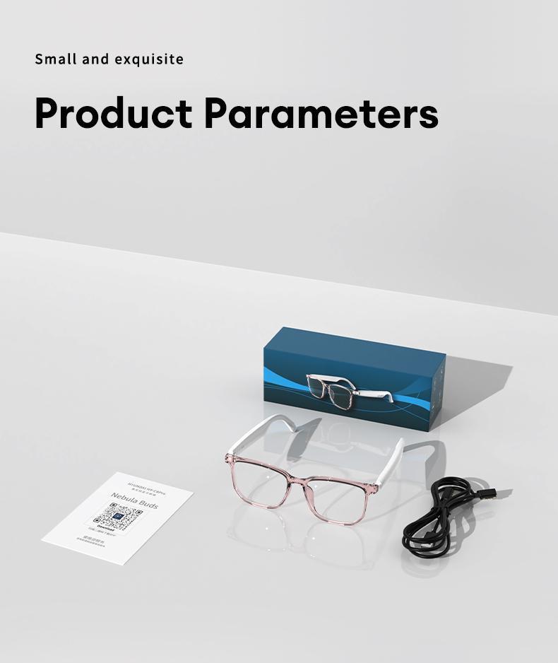 HYUNDAI C8 Pro AI Smart Glasses Wireless Headphone Smart Glasses For Listening To Music & Calling, Support Languages Bluetooth Translation Audio & Video Call Translation Glasses for Women & Men