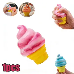 Ice Cream Squeeze Squishy, Slow Rise Sensory Fidget Toy, Easter Squeeze Toys, Gummy Squeeze Ice Cream Fidget Toys, Fun Stress Relief