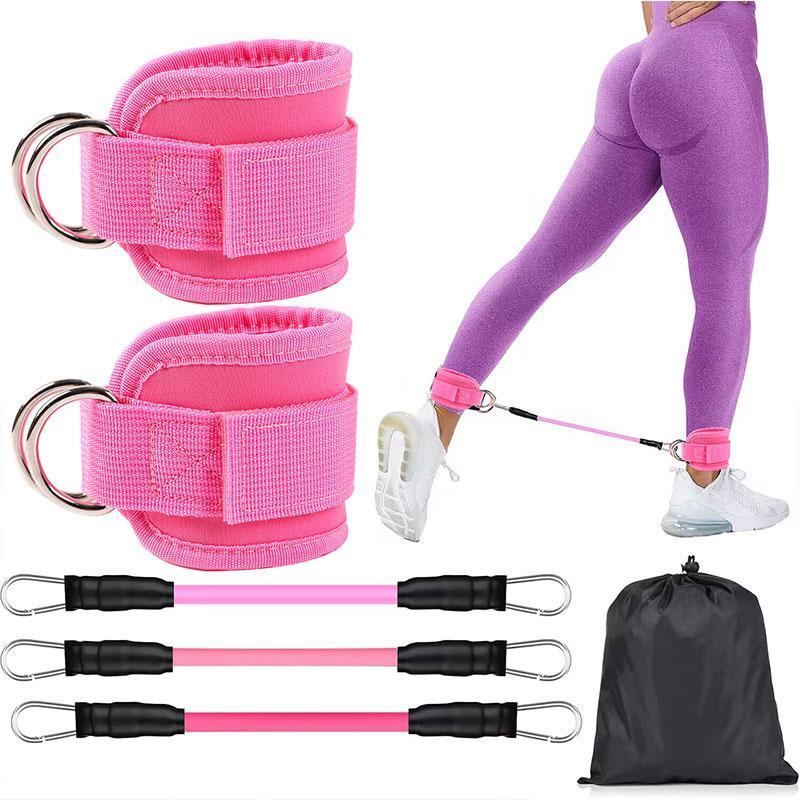 Ankle Resistance Bands with Cuffs, 1 Set Ankle Bands for Working Out, Ankle Resistance Band for Leg, Booty Workout Equipment for Kickbacks Hip Fitness Training, Body Care Products, Gym Accessories Ankle Resistance Bands with Cuffs, 1 Set Ankle Bands for Working Out, Ankle Resistance Band for Leg, Booty Workout Equipment for Kickbacks Hip Fitness Training, Body Care Products, Gym Accessories