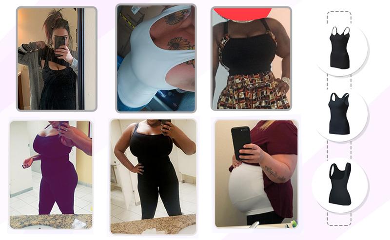 Women's Tummy Control Shapewear Tank Tops -  Body Shaper Compression Top Stretchy Womenswear Stretchy Womenswear