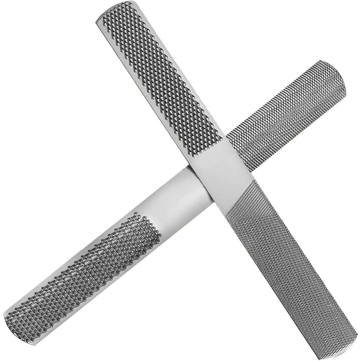 6-inch Flat Medium Cut File Double Cut  High Carbon Steel Hand File Single Cut Hardened Without Handle Ideal for , Metal, Plastic