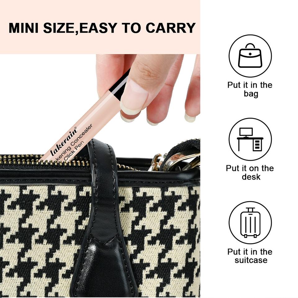 3-colour concealer pen, liquid concealer pen, dark circle concealer pen, tear trough concealer pen, highlighting concealer pen, acne scar concealer pen, blemish concealer pen, precision concealer pen, easy-to-use concealer pen