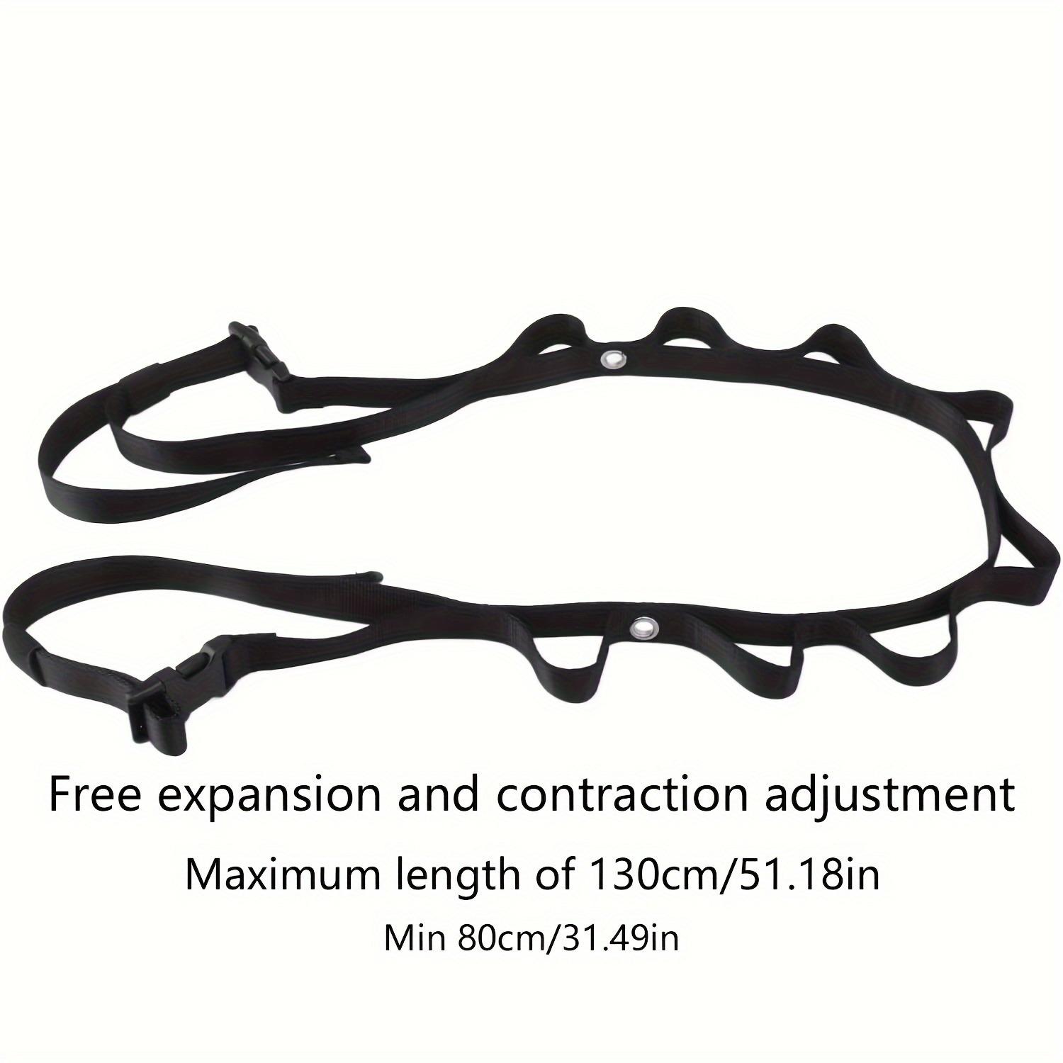 Adjustable Car Ceiling Storage Strap, Multi-Loop Vehicle Hanging Belt with Adjustable Length, Universal Car Interior Ceiling Organizer for Cars, SUVs, Trucks – Ideal for Travel, Camping & Road Trips