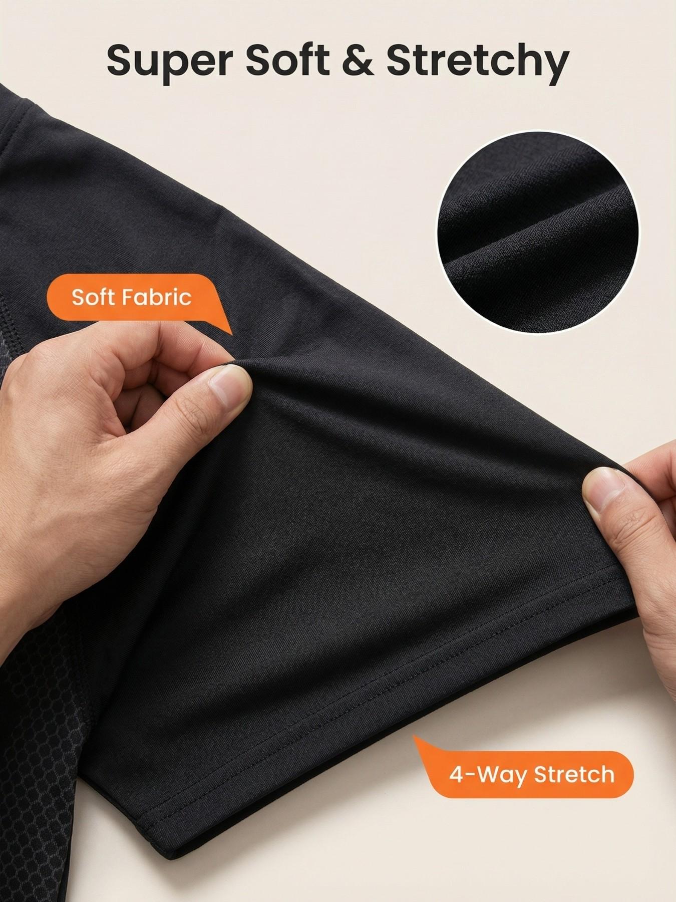 New Men's Fitness Top, Sporty T-Shirt, Tight Fit, High Elasticity, Training Gear, Short Sleeve, Cycling Wear, Men's Workout Clothes