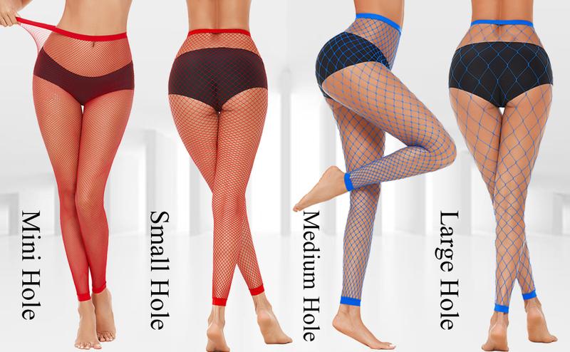 Avidlove Fishnet Stockings Footless High Waist Fishnets Tights Pantyhose for Women Avidlove Fishnet Stockings Footless High Waist Fishnets Tights Pantyhose for Women