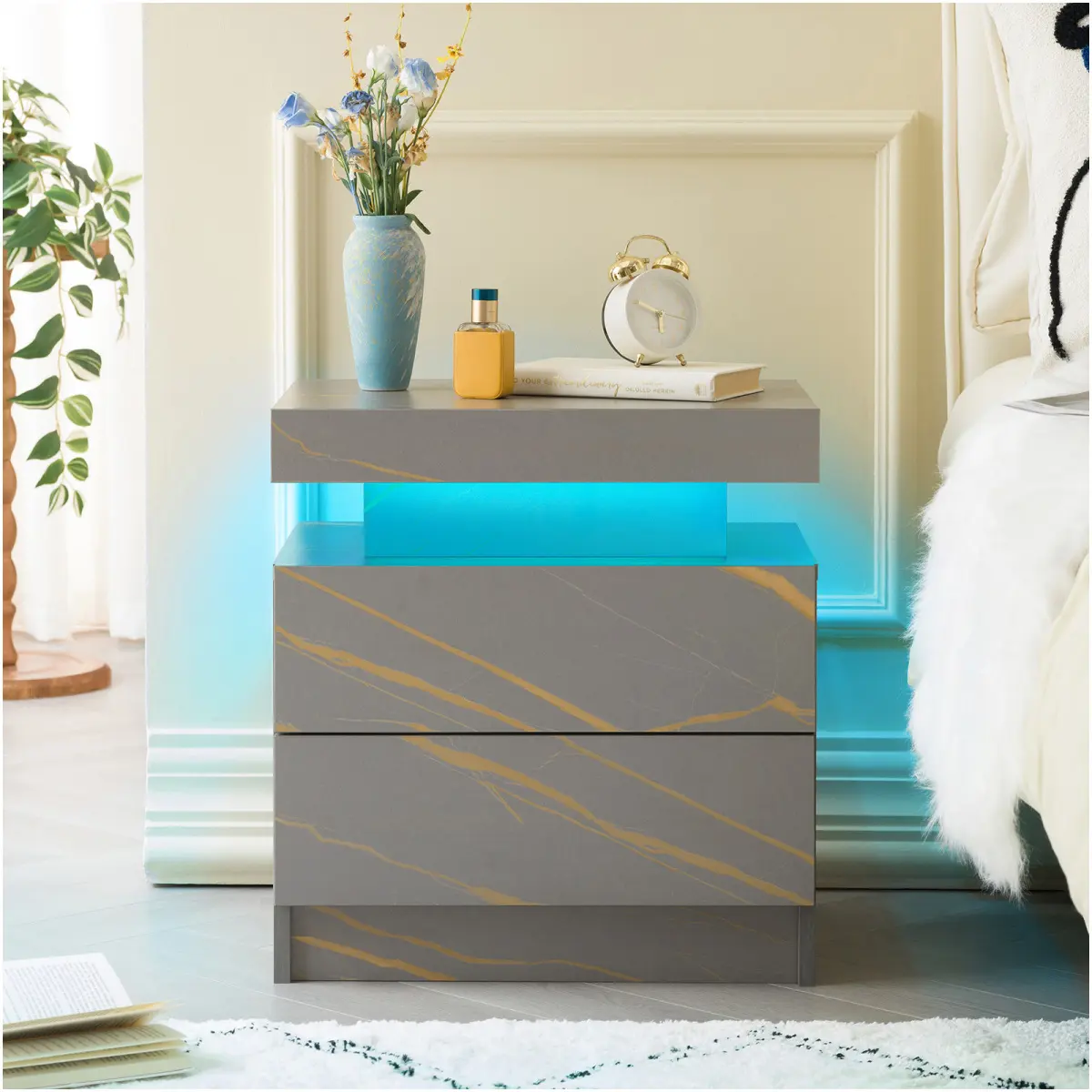 Grey+Gold + Engineered Wood + Wood