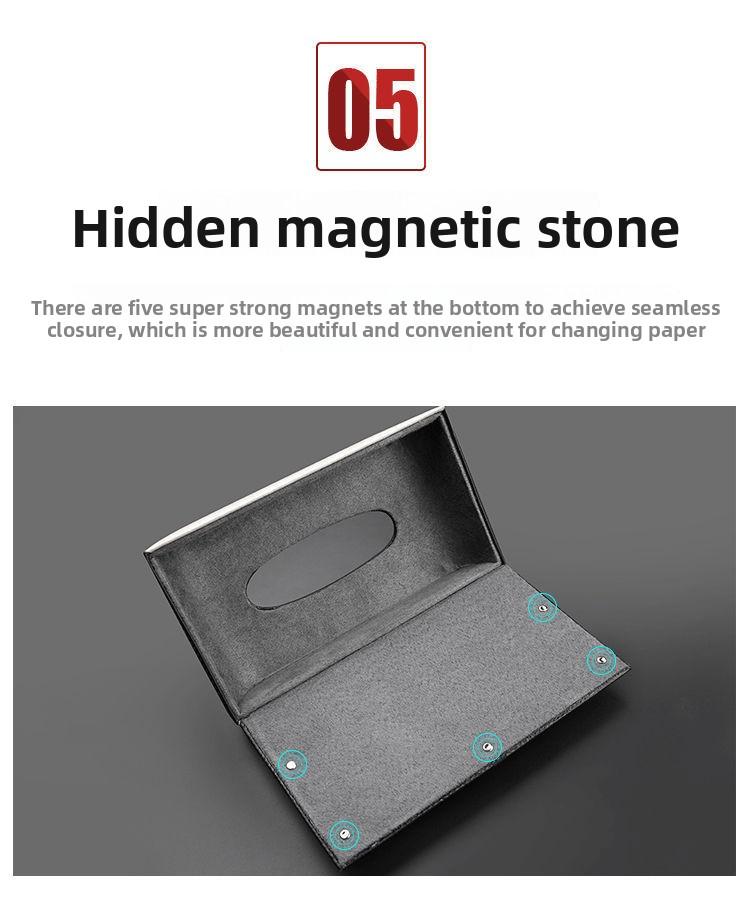 Car Tissue Box for Car Visor Hanging Auto Paper Towel Holder Vehicle Interior Accessories Car Napkin Dispenser for Rear Seat Dashboard Storage Automotive Supplies