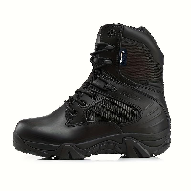 Newscheden High-DELTA Tactical Boots Outdoor Combat Boots Desert Training Boots Breathable Wear-Resistant Combat Boots Outdoor Hiking Boots Mountaineering Boots Non-Slip Wear-Resistant Men's Boots Jungle Camping Boots Comfortable Durable Boots Outdoor Act