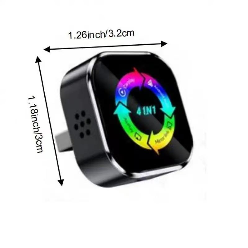 2026 New 4-In-1 Carplay Wireless Adapter, Compatible with iPhone/android, Fast Connection, Hands-Free Call, Airplay, Mirror Link, Bluetooth-compatible 5.0