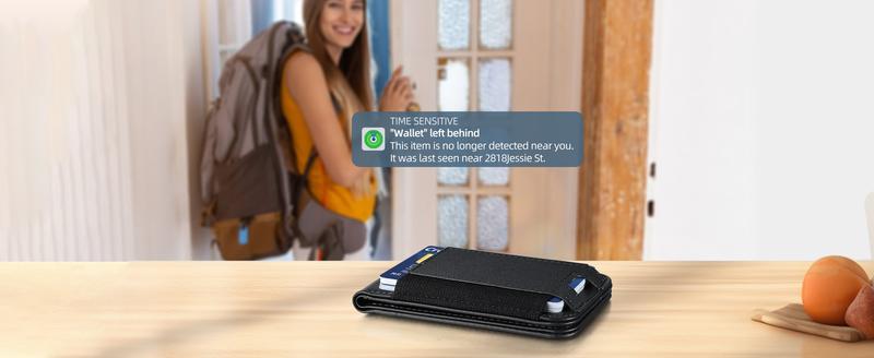 Magnetic Wallet for iPhone 16/15/14/13/12 with 3 Card Slots, Magnetic Wallet, Phone Wallet & Adjustable Stand, Black，find my Shockproof Cellphone Smartphone 【Christmas】