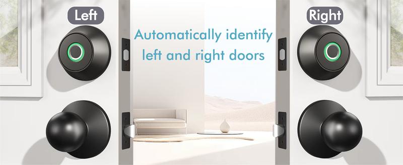 Valentine's Day Gift EUERTE 3th Gen Fingerprint Door Lock with App Smart Deadbolt Auto Lock Easy Install Great For Home Perfect Replacement The Traditional Deadbolt FathersDayGift