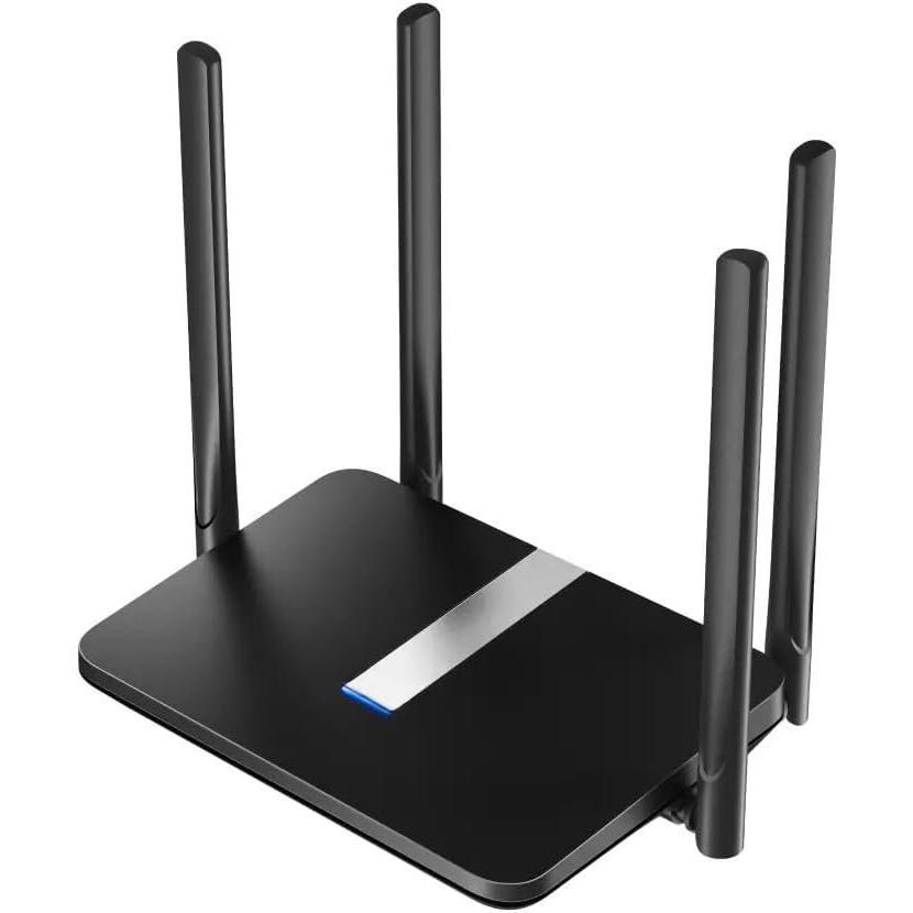 AC1200  Band Unlocked 4G LTE Modem Router with SIM Card Slot, 1200Mbps Mesh WiFi, 5dBi High  Antennas, DDNS, VPN, Cloudflare, LT500