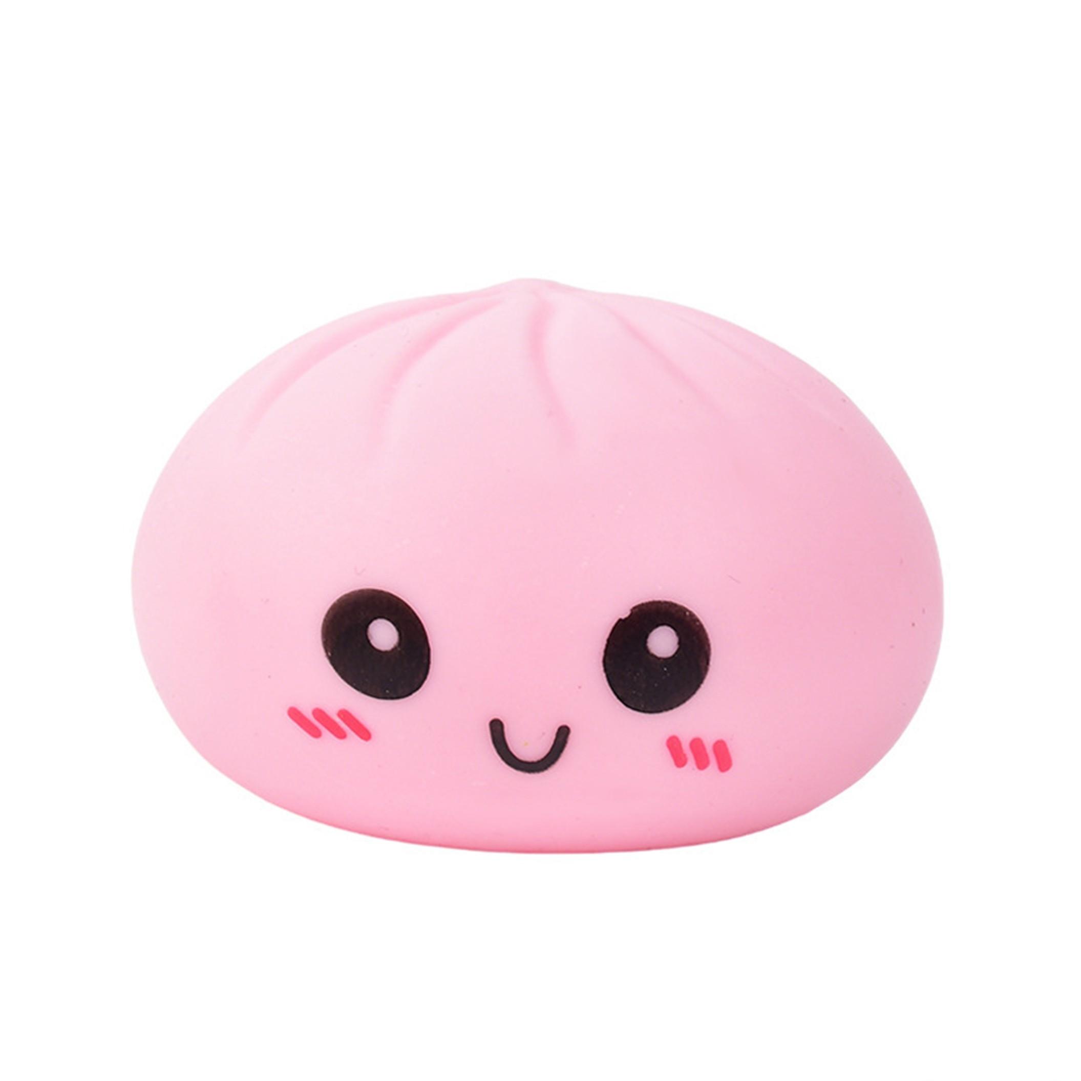 Expressive Big Dumpling Squishy - Mysecret Bun Fidget Toy, Soft TPR Material, Stress Relief, Stress Ball, Unboxing Surprise, Random Style per Pack. Valentine's Day and Easter gifts, suitable for children to exchange gifts