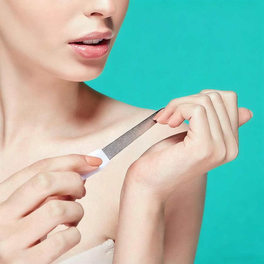 High Quality Professional Nail Files, 10pcs Double-Sided Metal Tools Ideal for DIY Nail Art and Pedicure Care