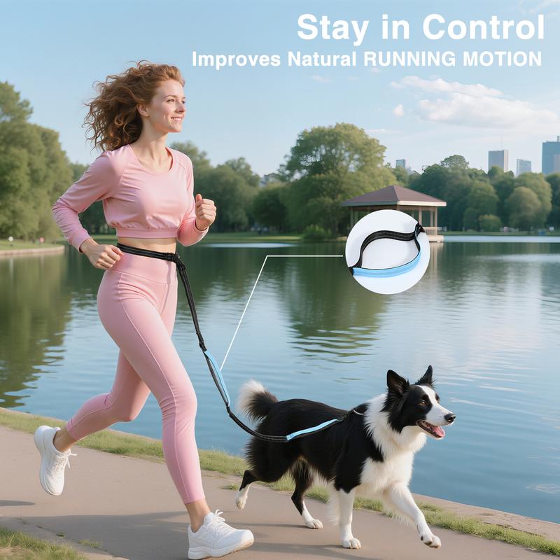 Pawaboo Hands-Free Dog Leash & Car Seatbelt - Shockproof Bungee Crossbody Design for Walking & Travel with Reflective Straps and 360° Lockable Safety Buckle Pawaboo Hands-Free Dog Leash & Car Seatbelt - Shockproof Bungee Crossbody Design for Walking & Travel with Reflective Straps and 360° Lockable Safety Buckle