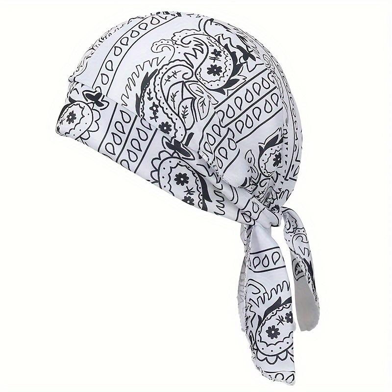 5-Pack Cooling Helmet Liner Caps, Moisture-Wicking Breathable Pirate Head Wraps, Stretchy Adjustable Sports Outdoor Hat, Sweat-Absorbent Cooling Beanie for Motorcycle Cycling & Outdoor Riding, Adjustable Hat, Sports Outdoor Hats