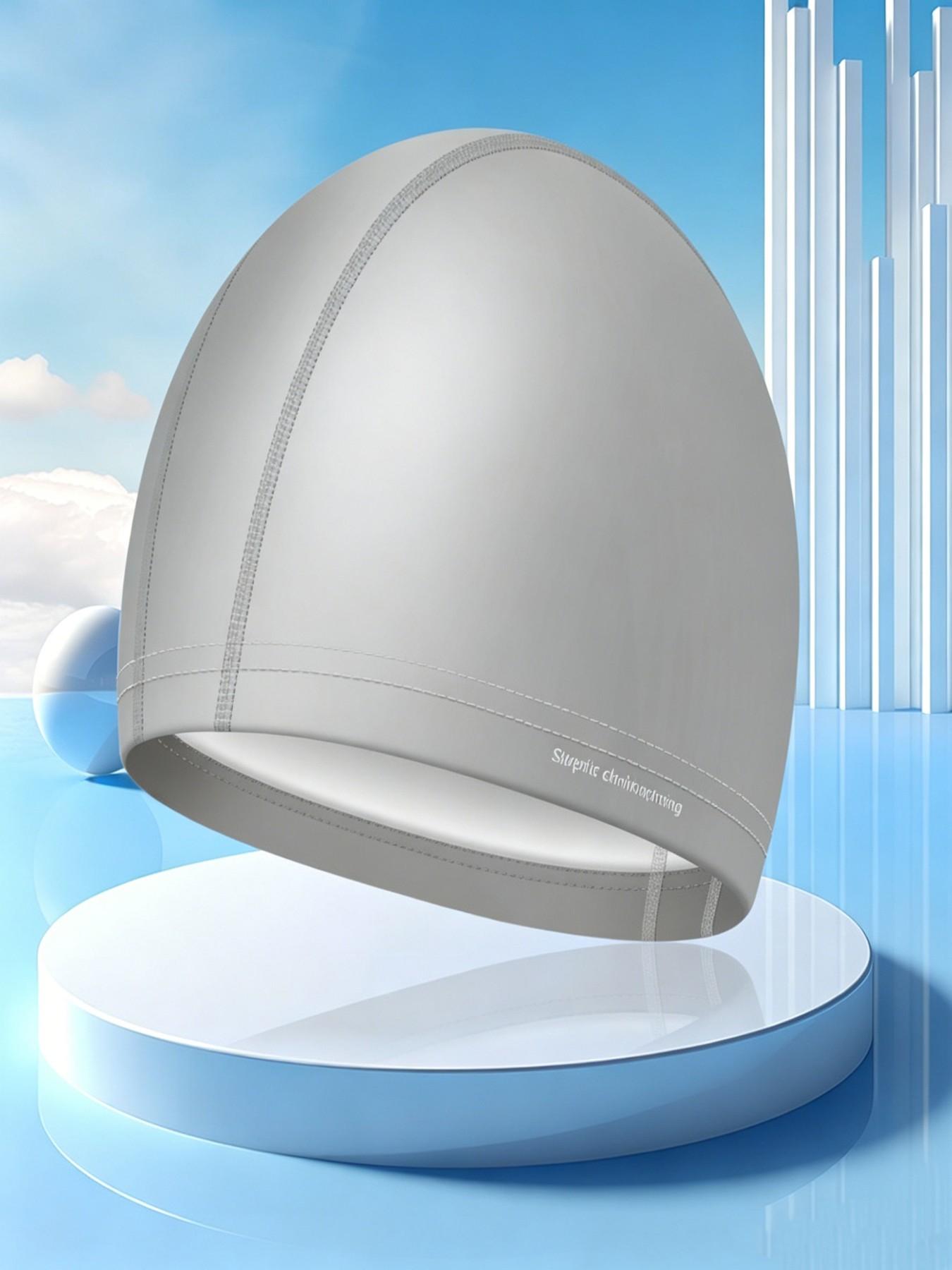 High-End PU Adult Swim Cap, Solid Color Waterproof Breathable Comfort Swimming Hat, Unisex Non-Irritating, Factory Wholesale