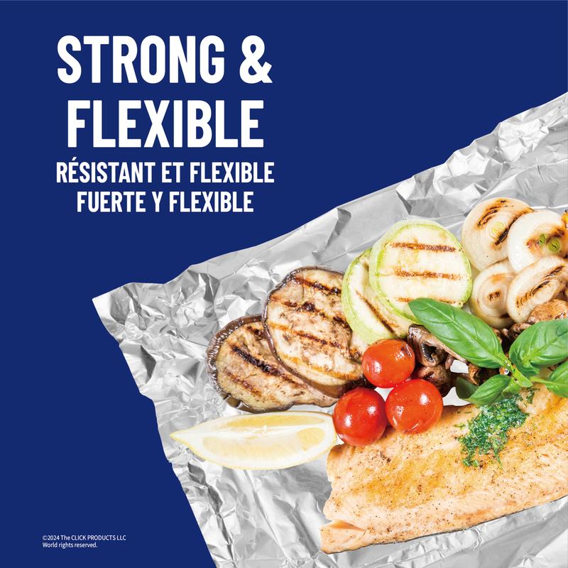 Heavy duty Aluminum Foil Roll ,Total 120 Square Feet ,18 Inch Width,for Restaurant Use,Disposable Food Wrapping for Burritos,Hot Dogs,and Sandwiches Kitchenware Cookware Cooking