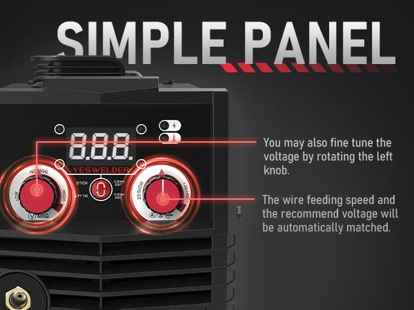 YesWelder FLUX-135MINI 135A 110V Gasless MIG Welder | 3-in-1 Flux Core/Lift TIG/Stick Inverter Welding Machine with Synergic Control YesWelder FLUX-135MINI 135A 110V Gasless MIG Welder | 3-in-1 Flux Core/Lift TIG/Stick Inverter Welding Machine with Synergic Control