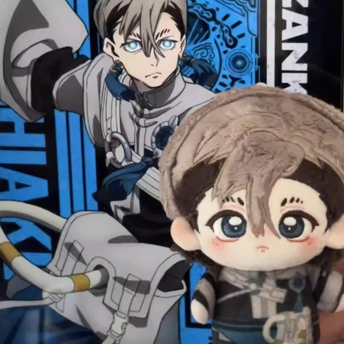 10cm GACHIAKUTA Plush Doll Pendant Mini Printed Zanka Stuffed Toys Fans Collect Holiday Birthday Gifts Zanka Peripherals Toys