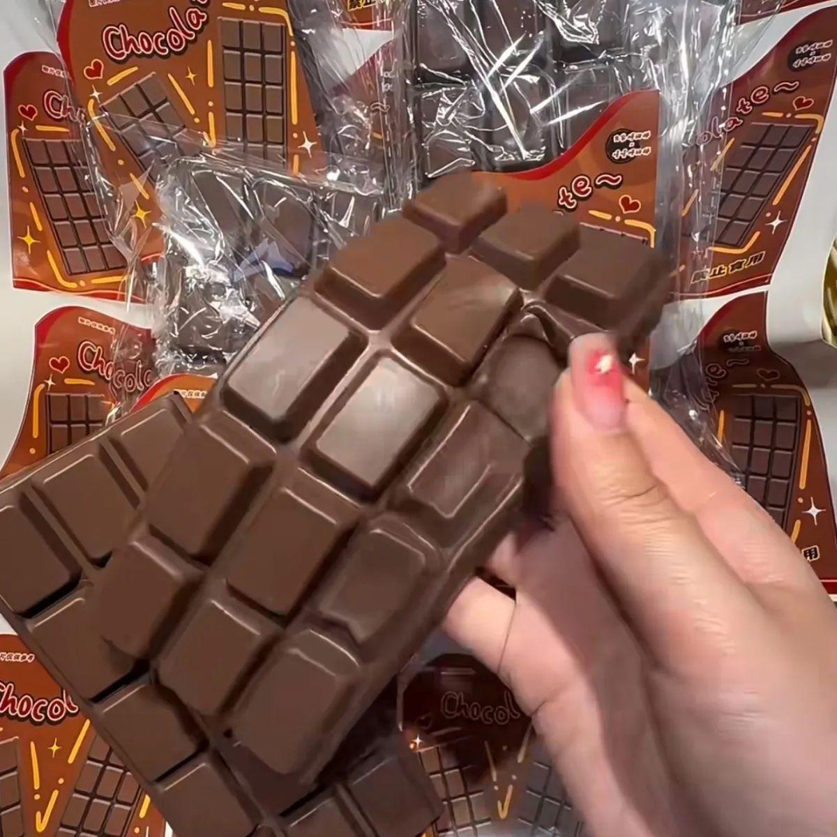 Super Soft Slow Rebound Hachimi Chocolate Large Board New Cute Super Soft Trendy Finger Student School Supplies