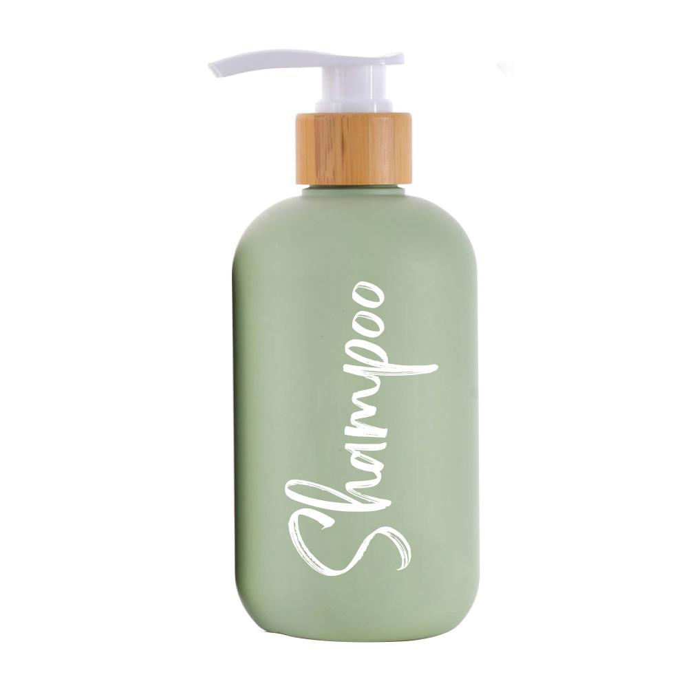 Elegant Bathroom Accessories Set, Fashion Design Liquid Soap Dispenser, Shampoo Dispenser, Perfect for Storing Lotion, Wall Mounted, 2 Piece Kit